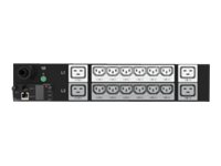 HPE G2 Metered Horizontal - Unité de distribution secteur (rack-montable) - CA 230 V - 7300 VA - 1-phase 3 fil - entrée : IEC 60309 - connecteurs de sortie : 16 (IEC 60320 C13, IEC 60320 C19) - 2U - 30.5 cm P9R55A