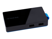 HP USB Travel Dock - Station d'accueil - USB - VGA, HDMI - 10Mb LAN - pour HP 245 G7; EliteBook 735 G6; Mobile Thin Client mt45; ProBook 455r G6; ZBook 15 G6, 17 G6 T0K30AA#AC3