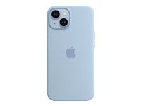 Apple - Coque de protection pour téléphone portable - compatibilité avec MagSafe - silicone - sky - pour iPhone 14 MQU93ZM/A