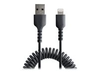 <p>Ce câble Lightning à USB A enroulé peut résister aux exigences quotidiennes de la charge et de la synchronisation de vos appareils mobiles. Il se contracte à 38cm, ce qui le rend compact et pratique à ranger.</p><h3>Construit pour une utilisation quo RUSB2ALT1MBC