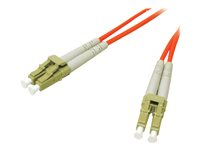 C2G LC-LC 62.5/125 OM1 Duplex Multimode PVC Fiber Optic Cable (LSZH) - Cordon de raccordement - LC multi-mode (M) pour LC multi-mode (M) - 30 m - fibre optique - duplex - 62,5 / 125 microns - OM1 - sans halogène - orange 85467