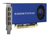 AMD Radeon Pro WX4100 - Carte graphique - Radeon Pro WX 4100 - 4 Go GDDR5 - pour Edgeline EL4000, EL4000 v2 Q1K36A