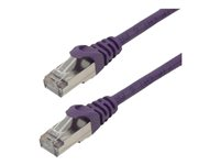 MCL - Cordon de raccordement - RJ-45 (M) pour RJ-45 (M) - 50 cm - paire torsadée écrantée (F/UTP) - CAT 6 - moulé, sans crochet, bloqué - violet FCC6BM-0.5M/VI