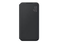 Samsung EF-NS901 - Étui à rabat pour téléphone portable - noir - pour Galaxy S22 EF-NS901PBEGEW
