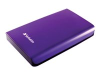 Verbatim Store 'n' Go Portable - Disque dur - 1 To - externe (portable) - USB 3.0 - 5400 tours/min - violet 53039