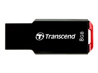 Transcend JetFlash 310 - Clé USB - 8 Go - USB 2.0 - noir TS8GJF310