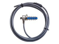 Targus Defcon - Master Pack - câble de sécurité - gris - 2 m (pack de 25) PA410S