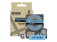 Epson LabelWorks LK-5LBJ - Noir sur bleu mat - rouleau (1,8 cm x 8 m) 1 cassette(s) boîte de suspension - cartouche de bande - pour LabelWorks LW-C410, LW-C610 C53S672081