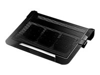 Cooler Master Notepal U3 Plus - Ventilateur d'ordinateur portable - 80 mm - noir R9-NBC-U3PK-GP