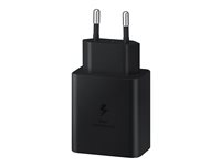 Samsung EP-T4510 - Adaptateur secteur - 45 Watt - 3 A - PD 3.0, SFC 2.0 (24 pin USB-C) - sur le câble : USB-C - noir EP-T4510XBEGEU