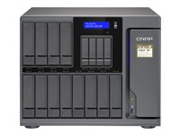 QNAP TS-1677X - Serveur NAS - 16 Baies - SATA 6Gb/s - RAID 0, 1, 5, 6, 10, 50, JBOD, disque de réserve 5, 6 disques de secours, 60, disque de réserve 50, disque de réserve 10, disque de réserve 60 - RAM 4 Go - Gigabit Ethernet / 10 Gigabit Ethernet - iSCSI TS-1677X-1200-4G