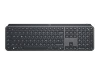 Logitech MX Keys Advanced Wireless Illuminated Keyboard - Clavier - rétroéclairé - Bluetooth, 2.4 GHz - Français 920-009405