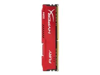 HyperX FURY - DDR4 - 16 Go - DIMM 288 broches - 2933 MHz / PC4-23400 - CL17 - 1.2 V - mémoire sans tampon - non ECC - rouge HX429C17FR/16