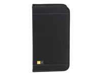 Case Logic CDW 64 - Portefeuille pour disques CD/DVD - 64 disques - nylon - noir CDW64