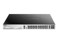 D-Link DGS 3130-30PS - Commutateur - L3 Lite - Géré - 24 x 10/100/1000 (PoE) + 2 x 10 Gigabit Ethernet + 4 x 10 Gigabit SFP+ - PoE (370 W) DGS-3130-30PS/SI