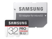 Samsung PRO Endurance MB-MJ32GA - Carte mémoire flash (adaptateur microSDHC - SD inclus(e)) - 32 Go - UHS-I U1 / Class10 - microSDHC UHS-I MB-MJ32GA/EU