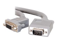 C2G Premium SXGA 45° Angled - Rallonge de câble VGA - HD-15 (VGA) (M) pour HD-15 (VGA) (F) - 10 m - connecteur à 45° 81123