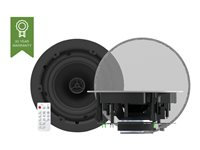 Vision CS-1800P - Haut-parleurs - sans fil - Bluetooth - 30 Watt - 2 voies - coaxial - blanc (couleur de la grille - blanc) CS-1800P