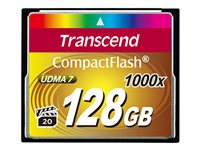 Transcend Ultimate - Carte mémoire flash - 128 Go - 1000x - CompactFlash TS128GCF1000