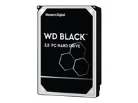 WD Black WDBSLA0060HNC - Disque dur - 6 To - interne - 3.5" - SATA 6Gb/s - 7200 tours/min - mémoire tampon : 256 Mo WDBSLA0060HNC-WRSN