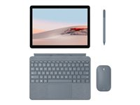Microsoft Surface Go Type Cover - Clavier - avec trackpad, accéléromètre - rétroéclairé - Français Belgique - bleu iceberg - commercial - pour Surface Go, Go 2 KCT-00086