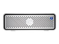 G-Technology G-DRIVE - Disque dur - 6 To - externe (de bureau) - USB 3.1 Gen 1 / Thunderbolt 3 (USB-C connecteur) - 7200 tours/min - argent 0G05369