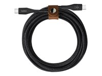 Belkin BOOST CHARGE - Câble USB - USB-C (M) pour USB-C (M) - 1.2 m - noir F8J241BT04-BLK