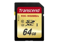 Transcend Ultimate - Carte mémoire flash - 64 Go - UHS Class 3 - SDXC UHS-I TS64GSDU3