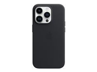 Apple - Coque de protection pour téléphone portable - avec MagSafe - cuir - noir minuit - pour iPhone 14 Pro MPPG3ZM/A