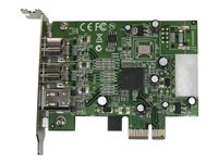 StarTech.com Carte adaptateur PCI Express vers 3 ports FireWire - Faible encombrement - 800 et 400 (PEX1394B3LP) - Adaptateur FireWire - PCIe profil bas - FireWire 800 - 2 ports + 1 x FireWire PEX1394B3LP