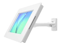 Compulocks Rokku Swing Arm iPad Mini / Galaxy Tab A 8" / S2 8" Wall Mount White - Boîtier - Anti-vol - pour tablette - verrouillable - aluminium de haute qualité - blanc - Taille d'écran : 8" - Interface de montage : 100 x 100 mm - montable en surface - pour Samsung Galaxy Tab A (8 "), Tab S2 (8 ") 827W250MROKW