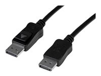 StarTech.com Câble DisplayPort actif de 15 m - Cordon DP vers DP - M/M - 2560x1600 - Noir - Câble DisplayPort - DisplayPort (M) pour DisplayPort (M) - 15 m - actif, verrouillé - noir DISPL15MA