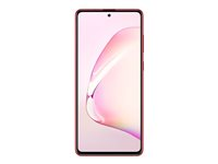 Samsung Galaxy Note10 Lite - 4G smartphone - double SIM - RAM 6 Go / Mémoire interne 128 Go - microSD slot - écran OEL - 6.7" - 2400 x 1080 pixels - 3 x caméras arrière 12 MP, 12 MP, 12 MP - front camera 32 MP - rouge aura SM-N770FZRDXEF