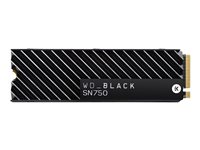 WD Black SN750 NVMe SSD WDS100T3XHC - SSD - 1 To - interne - M.2 2280 - PCIe 3.0 x4 (NVMe) - dissipateur de chaleur intégré WDS100T3XHC