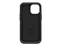 OtterBox Defender Series - ProPack Packaging - coque de protection pour téléphone portable - robuste - polycarbonate, caoutchouc synthétique, 50 % de plastique recyclé - noir - pour Apple iPhone 13 mini 77-84373