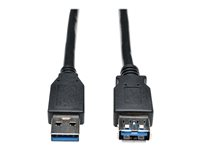Eaton Tripp Lite Series USB 3.0 SuperSpeed Extension Cable (A M/F), Black, 6 ft. (1.83 m) - Rallonge de câble USB - USB type A (F) pour USB type A (M) - USB 3.0 - 1.83 m - noir U324-006-BK