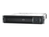 Dell Smart-UPS 3000VA LCD RM - Onduleur (rack-montable) - CA 220/230/240 V - 2700 Watt - 3000 VA - Ethernet 10/100, RS-232, USB - connecteurs de sortie : 9 - 2U - noir - avec APC SmartConnect DLT3000RMI2UC