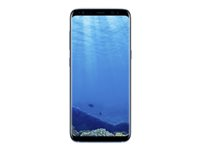 Samsung Galaxy S8 - 4G smartphone - RAM 4 Go / Mémoire interne 64 Go - microSD slot - écran OEL - 5.8" - 2960 x 1440 pixels - rear camera 12 MP - front camera 8 MP - Bleu océan SM-G950FZBAXEF
