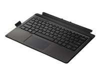 HP Collaboration - Clavier - avec pavé tactile - rétroéclairé - station d'accueil - Français - noir - pour EliteBook x360 1012 G2; MX12 Retail Solution; Pro x2 612 G2 1FV38AA#ABF