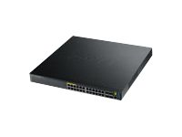 Zyxel XGS3700-24HP - Commutateur - C2+ - Géré - 24 x 10/100/1000 (PoE+) + 4 x 10 Gigabit SFP+ - Montable sur rack - PoE+ (460 W) XGS3700-24HP-ZZ0101F