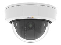 AXIS Q3708-PVE - Caméra de surveillance réseau - dôme - extérieur - inviolable / à l'épreuve des intempéries - couleur (Jour et nuit) - 3 x 5 000 000 pixels - 2560 x 1920 - Focale fixe - GbE - MPEG-4, MJPEG, H.264 - PoE Plus 0801-001