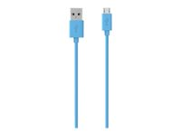 Belkin MIXIT - Câble USB - Micro-USB de type B (M) pour USB (M) - 2 m - bleu F2CU012BT2M-BLU
