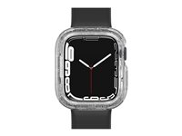 OtterBox EXO EDGE - Pare-chocs pour montre intelligente - polycarbonate, TPE - stardust (paillettes transparentes) - pour Apple Watch (41 mm) 77-90795