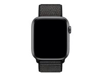 Apple 44mm Sport Loop - Bracelet de montre - Régulier (s'adapte aux poignets de 145 - 220 mm) - noir - pour Watch (42 mm, 44 mm) MTM72ZM/A