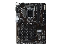 MSI B360-F PRO - Carte-mère - ATX - Socket LGA1151 - B360 - USB 3.1 Gen 1 - Gigabit LAN - carte graphique embarquée (unité centrale requise) - audio HD (8 canaux) B360-F PRO