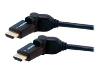 MCL High Speed HDMI Cable with 3D and Ethernet - Câble HDMI - HDMI mâle pour HDMI mâle - 1.8 m MC385C-2M