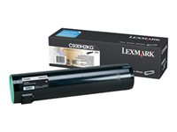 Lexmark - À rendement élevé - noir - original - cartouche de toner LCCP - pour Lexmark C935dn, C935dtn, C935dttn, C935hdn C930H2KG