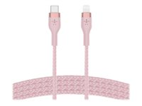 Belkin BOOST CHARGE - Câble Lightning - 24 pin USB-C mâle pour Lightning mâle - 2 m - rose - pour Apple iPad/iPhone/iPod (Lightning) CAA011BT2MPK