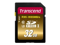 Transcend Ultimate - Carte mémoire flash - 32 Go - UHS Class 3 / Class10 - SDHC UHS-I TS32GSDU3X