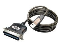 Tripp Lite 10ft USB to Parallel Printer Cable USB-A to Centronics 36-M/M 10' - Adaptateur parallèle - USB - IEEE 1284 - noir U206-010